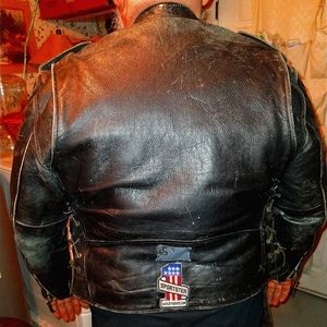 Vintage leather Harley Davidson Biker jacket